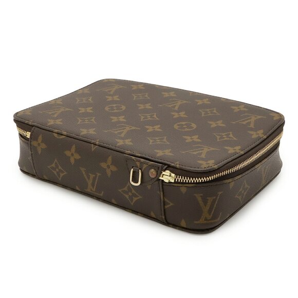 LOUIS VUITTON Authentic Brown Monogram Pouch - Picture 3 of 9